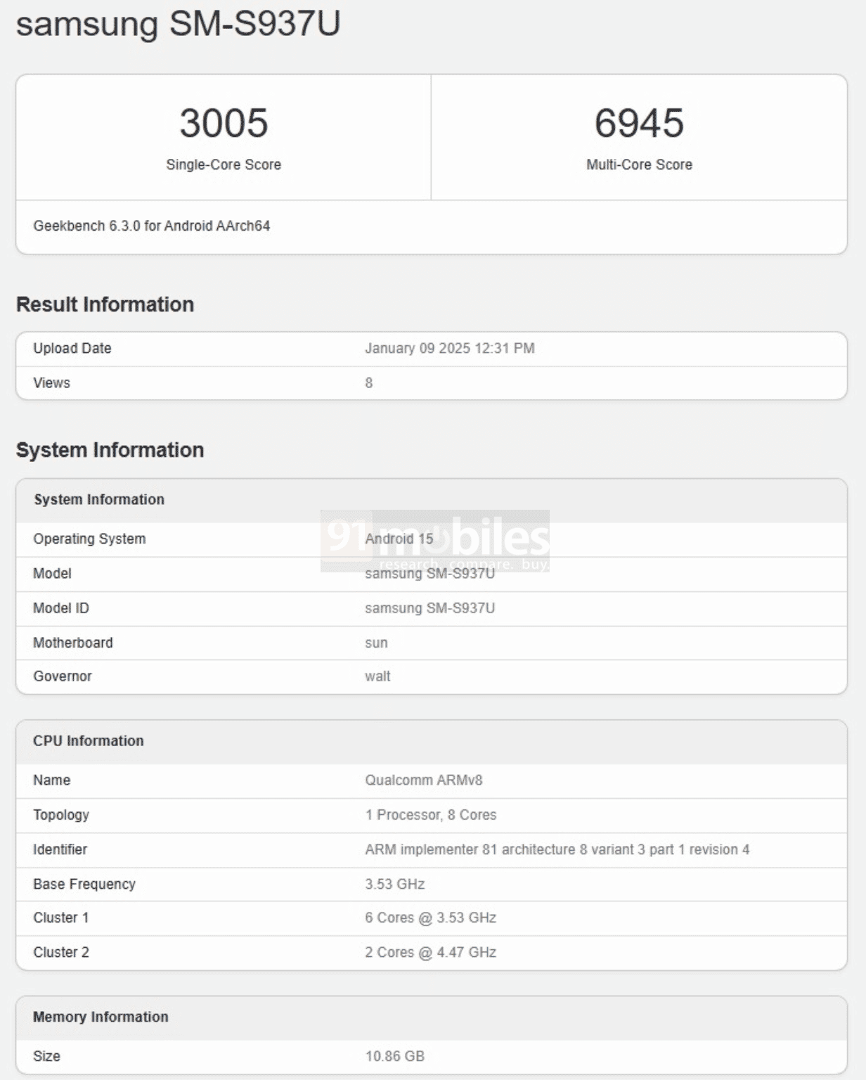 samsung galaxy s25 slimin geekbench skoru sasirtti 0 HDY4IscZ