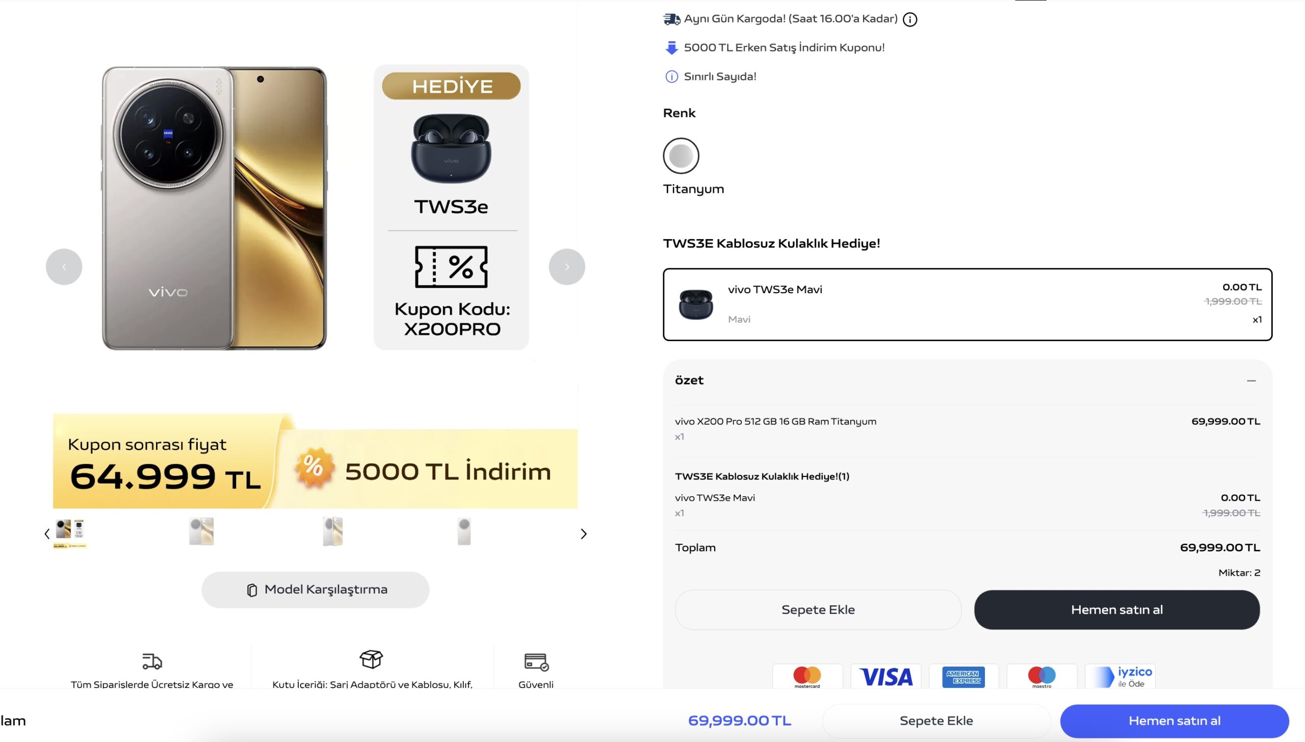 vivo X200 Pro Türkiye’de satışa çıktı: Özellikleri ve fiyatı! 1 vivo x200 pro turkiyede satisa cikti ozellikleri ve fiyati 0 N9TWlqDW