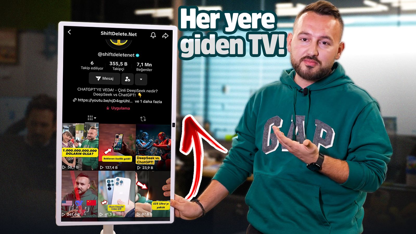 evaio tasinabilir smart tv inceleme QNAHDScE