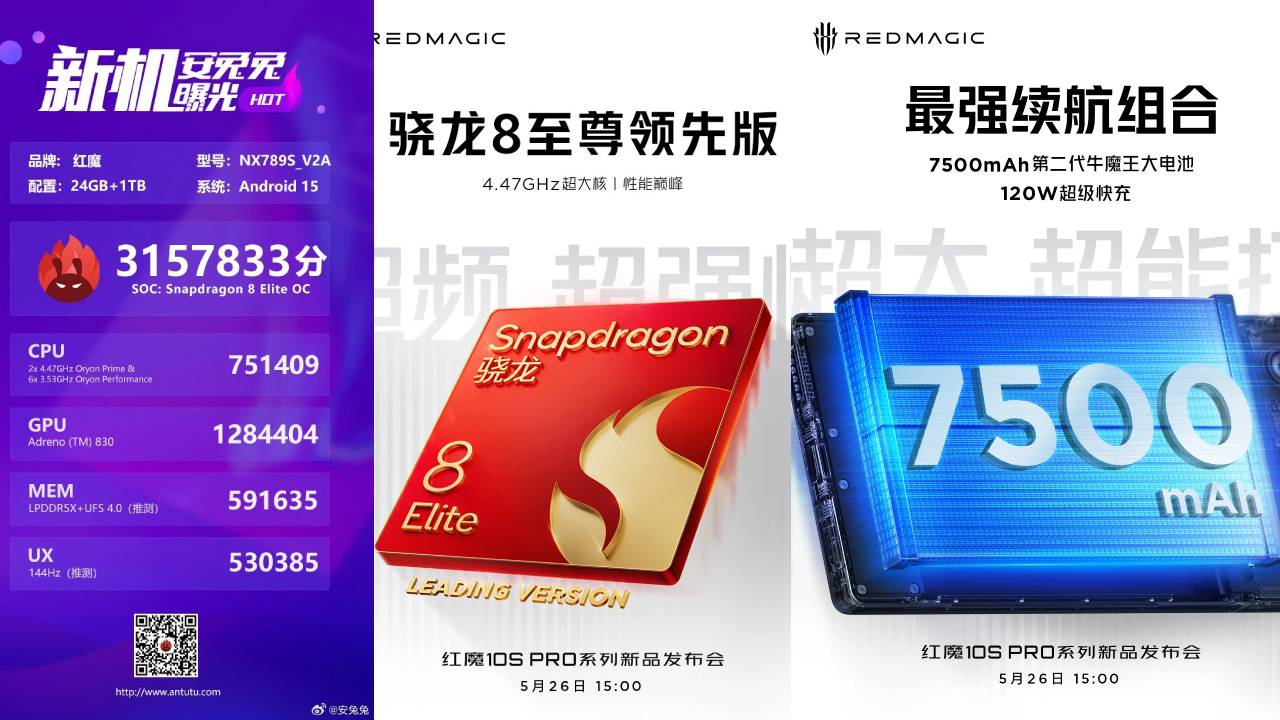 7.500 mAh bataryalı Red Magic 10S Pro+ performans testlerini salladı! 1 7500 mah bataryali red magic 10s pro performans testlerini salladi 0 zZkpCrP5