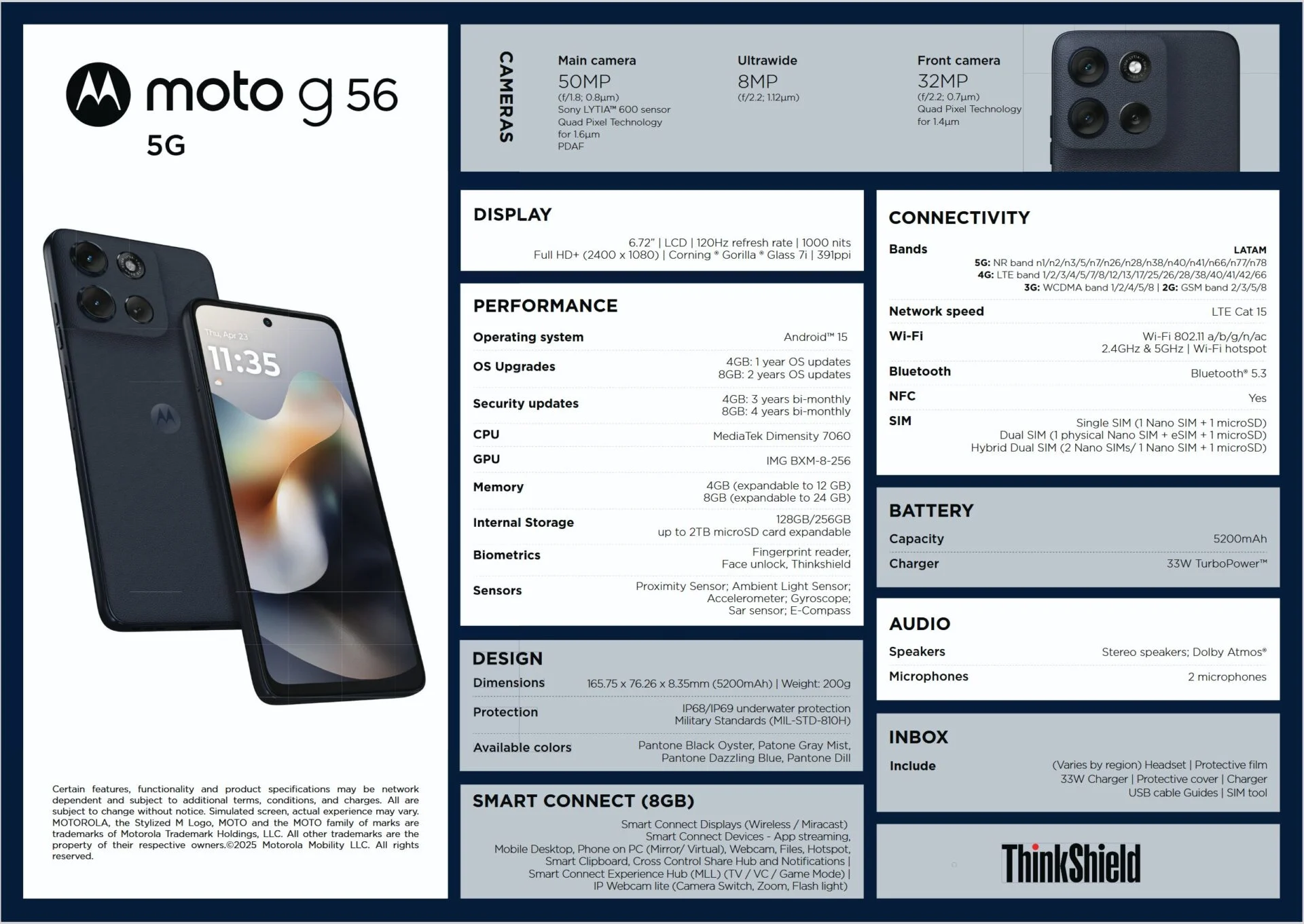 Orta segment karışacak: Moto G56 5G özellikleri ortaya çıktı! 1 orta segment karisacak moto g56 5g ozellikleri ortaya cikti 0 UNquZEG7