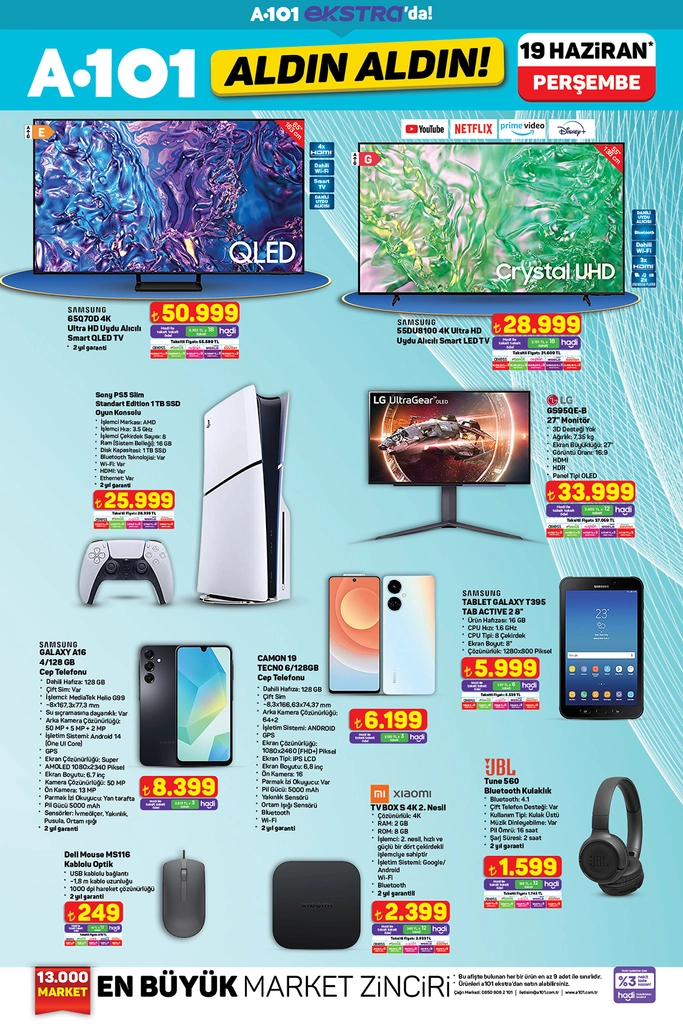 A101, PlayStation 5 Slim ve Galaxy A16 satıyor: Fiyatlar uygun mu? 1 a101 playstation 5 slim ve galaxy a16 satiyor fiyatlar uygun mu 0 jiNnQ6Us
