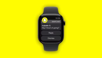 apple watchta mesajlasma devri snapchat artik bilekte ME6JgTa6
