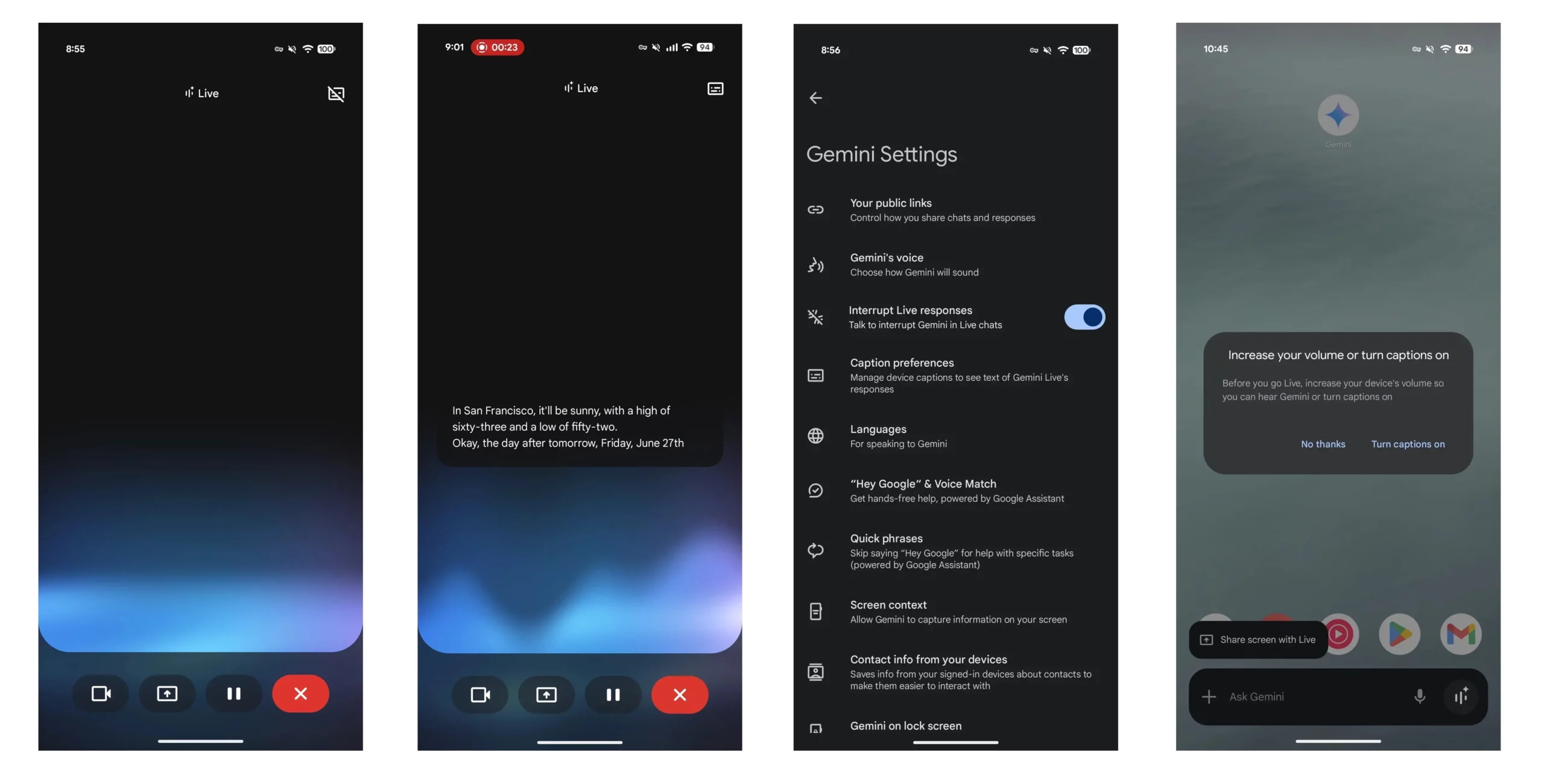 Google Gemini Live, altyazı desteği sunuyor! 1 google gemini live altyazi destegi sunuyor 0 iHKRUsPw