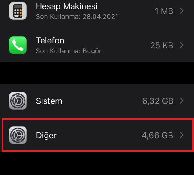 iphone ve ipad depolama alani nasil bosaltilir 1