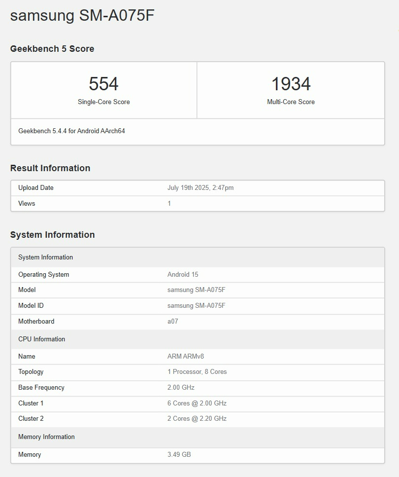 samsungun uygun fiyatli telefonu performans testinde 0 TDnSTUWr