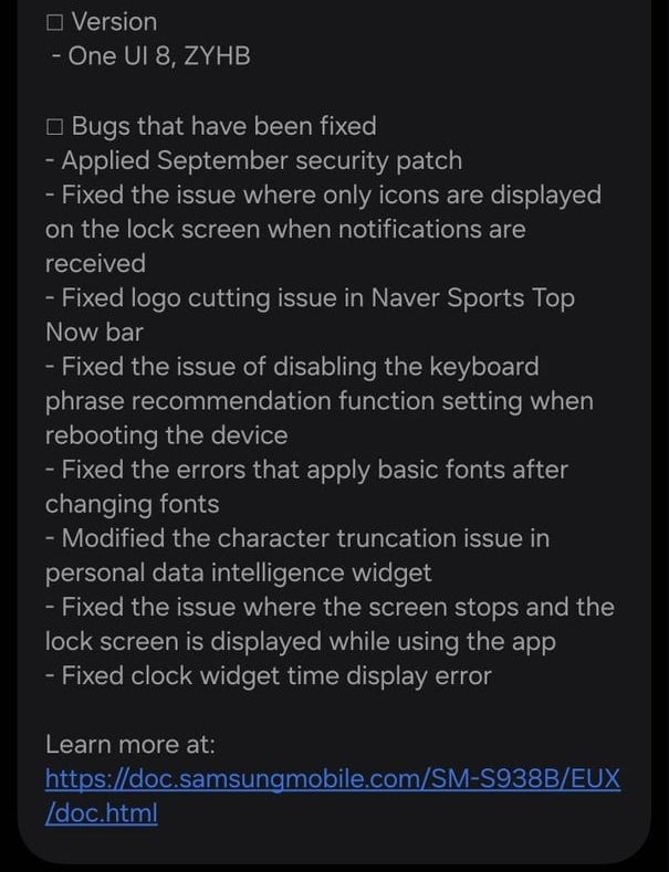 Galaxy S25 için One UI 8 Beta 6 yayında 1 galaxy s25 icin one ui 8 beta 6 yayinda 0 GBhnVMKJ