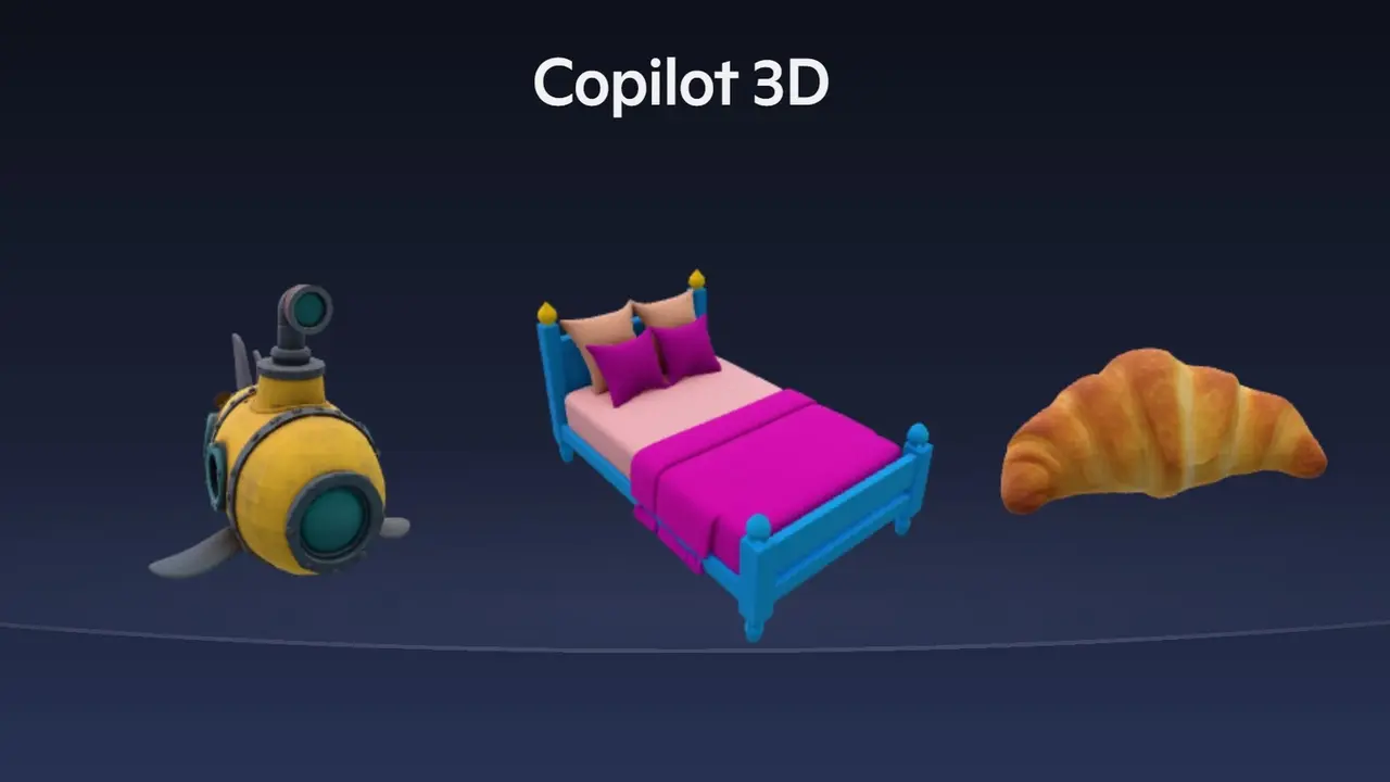 Yapay zekalı Copilot 3D tanıtıldı: İşte özellikleri 1 yapay zekali copilot 3d tanitildi iste ozellikleri 0 iirwetTf