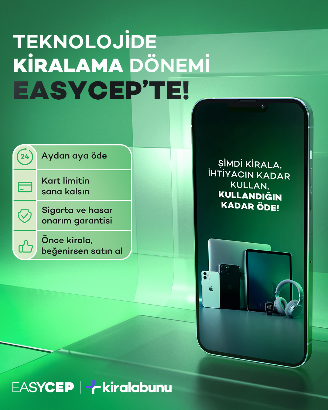 Elektronik ürün kiralamada EasyCep ve Kiralabunu güçlerini birleştirdi 1 elektronik urun kiralamada easycep ve kiralabunu guclerini birlestirdi 0