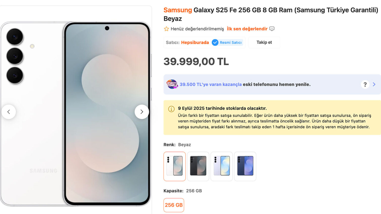 Galaxy S25 FE Türkiye’de ön siparişe açıldı 1 galaxy s25 fe turkiyede on siparise acildi 0 UdbW3dAd