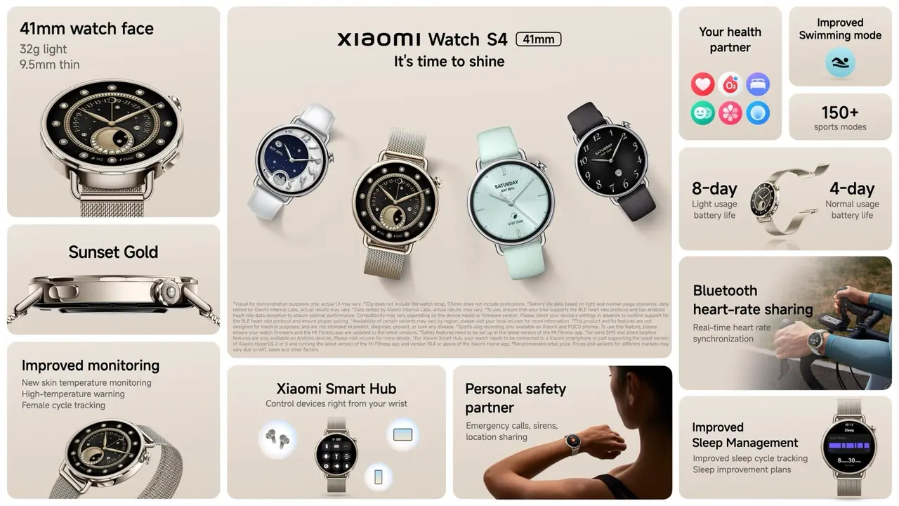 xiaomi watch s4 41mm turkiyede iste fiyati 0 LUN1k6PI