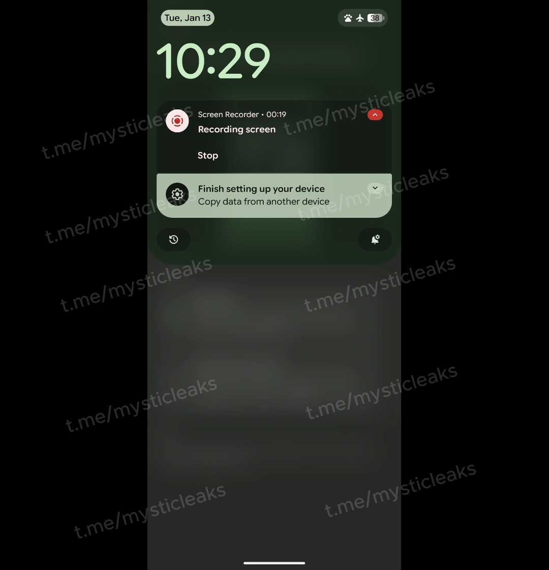 android 17 bildirim paneli sizdi iste yeni tasarim 1 Yf1WRivz