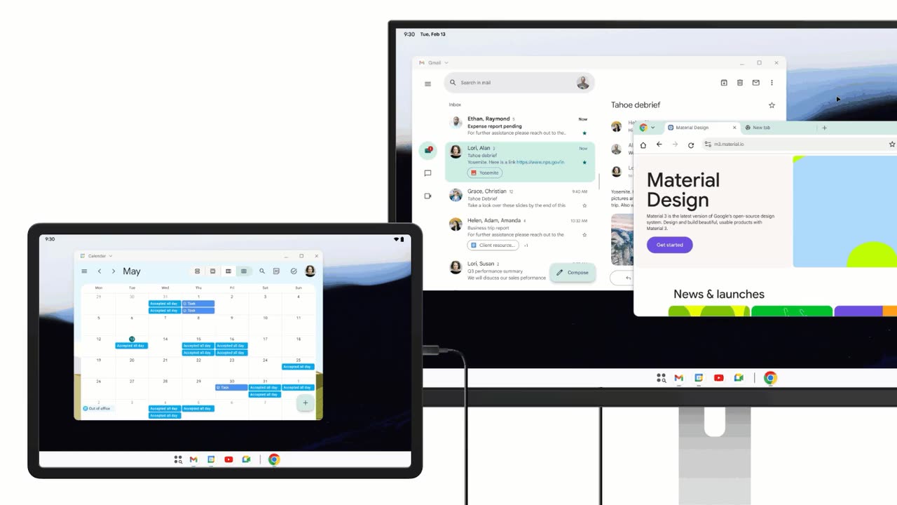 androidin masaustu modu sizdi mrELu93t