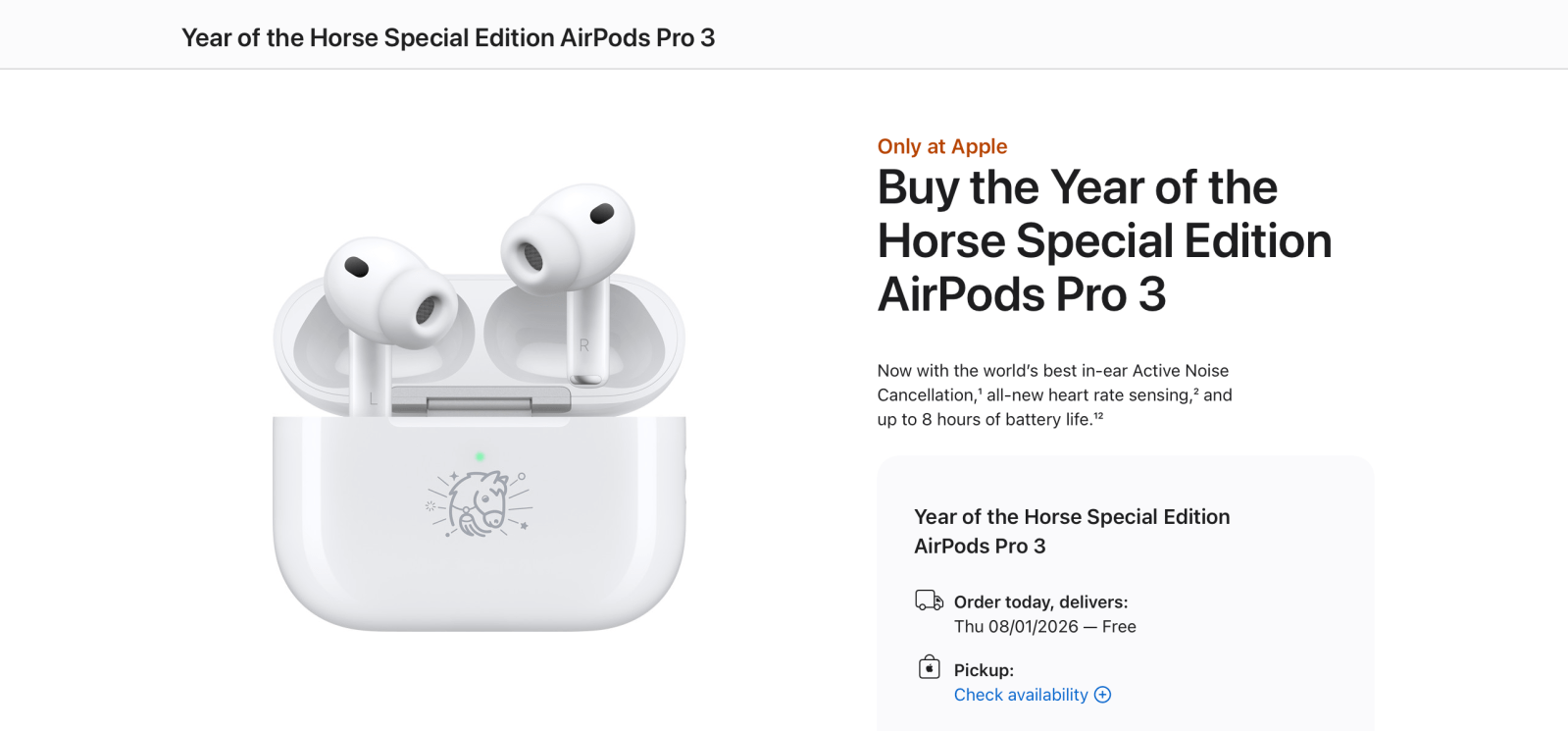 Apple’dan Koleksiyonluk At Yılı AirPods Pro Sürprizi! 2 appledan koleksiyonluk at yili airpods pro surprizi 0 vZFlCCqW