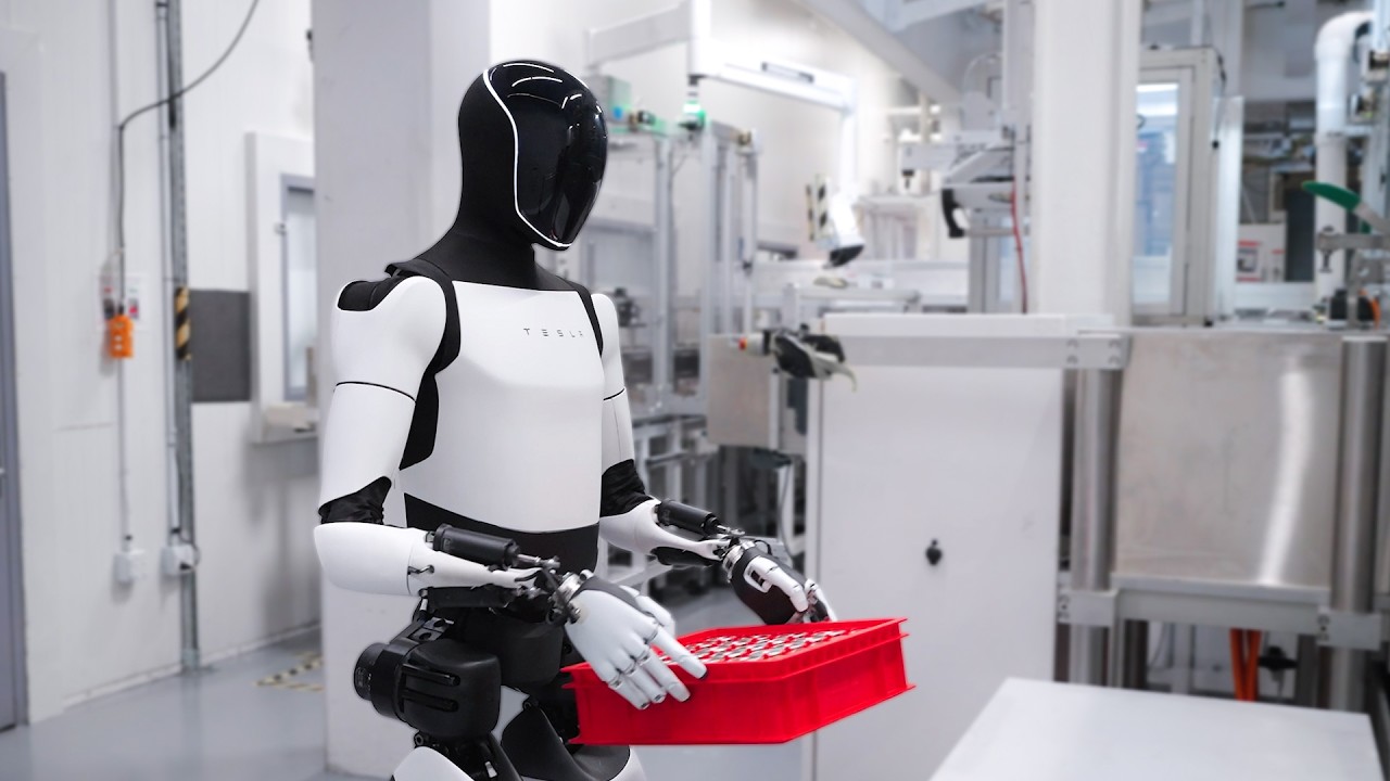 Tesla Fabrikalarına 1.000 İnsansı Robot Yerleştirdi