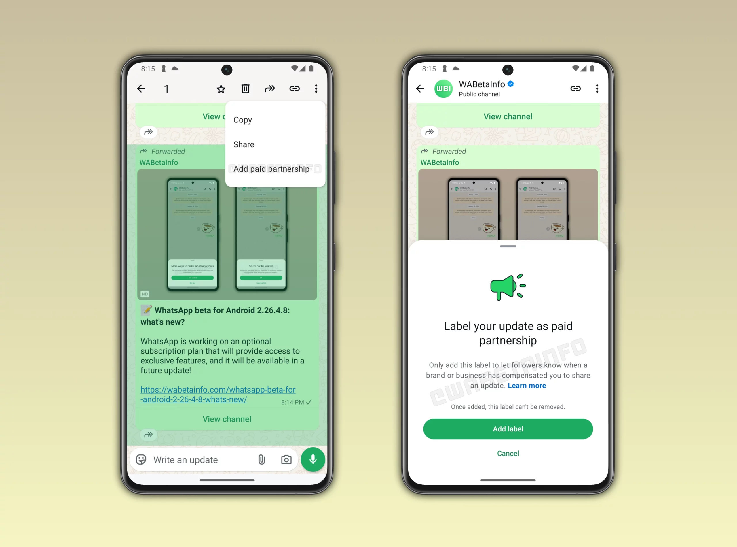 whatsappta ucretli ortaklik donemi basliyor 0 PM75C69q