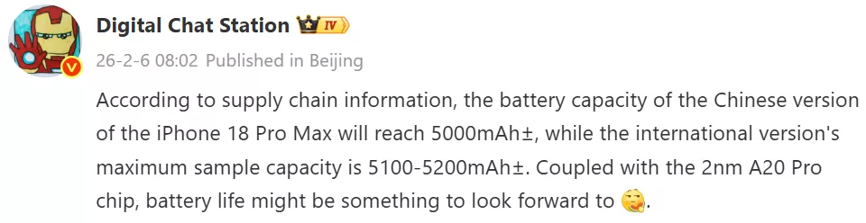 iphone 18 pro max batarya sizintisi rekor kapasite geliyor 0 RFkANV6I
